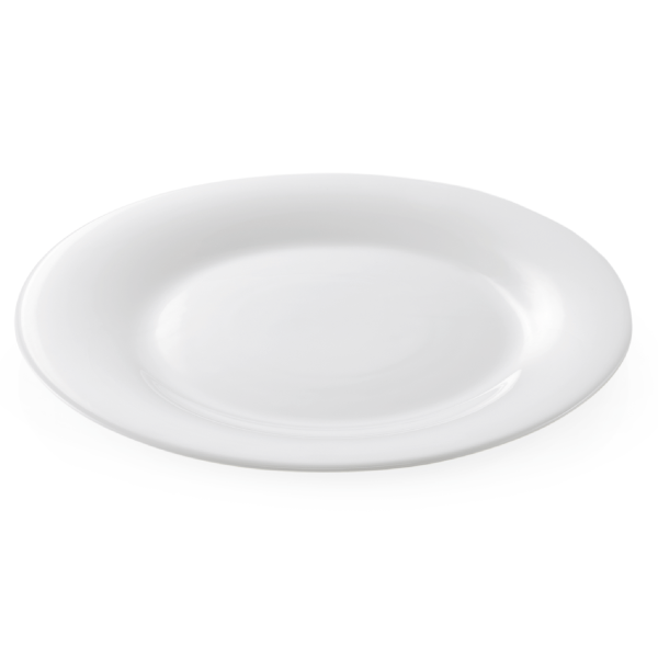 Assiette plate en verre trempé - Ø 25 cm (lot de 6)