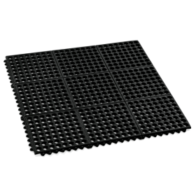 Paillasson en caoutchouc à assembler - 90 x 90 cm