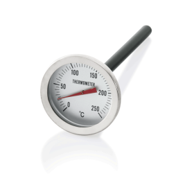Thermomètre à aiguille acier chrome-nickel – Plongée 14,5 cm