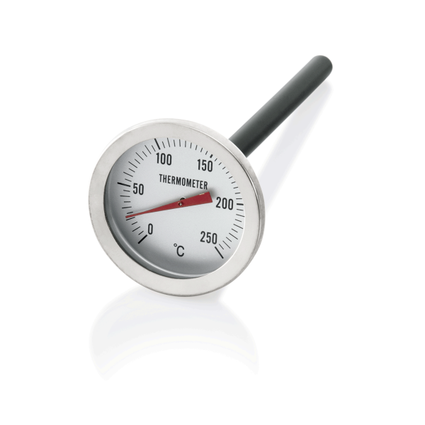 Thermomètre à aiguille acier chrome-nickel – Plongée 14,5 cm