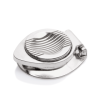 Coupe-œufs inox et aluminium - Ø 12 cm