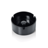 Cendrier empilable en mélamine noire - lot de 12