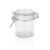 Bocal en verre avec couvercle hermétique - 300 ml - Ø 8,5 cm (lot de 2)