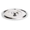 Couvercle inox chromé - Ø 22 cm