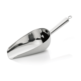 Pelle inox chromé avec œillet de suspension - 180 ml