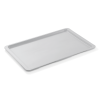 Plateau en polyester gris renforcé en fibre de verre - 53 x 37 cm