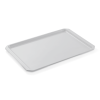 Plateau en polyester gris renforcé en fibre de verre - 46 x 35,5 cm