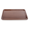 Plateau en bois compressé mélaminé surface antidérapante - 60 x 45 cm