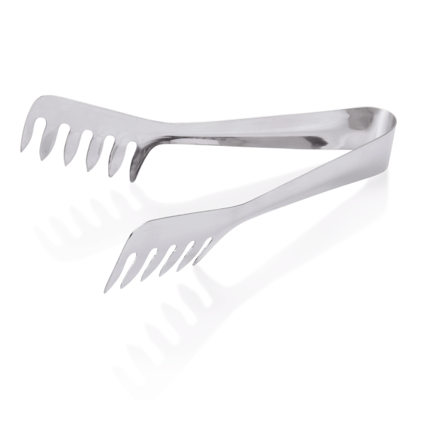 Pinces inox chromé à pâtes 20 cm