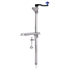 Ouvre-boîte professionnel inox - fixation sur table - 75,5 cm