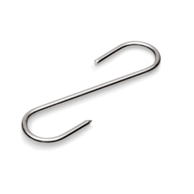 Crochet à viande en acier chrome-nickel – 8 cm (lot de 12)