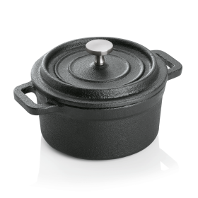 Cocotte fonte noire Ø 10 cm