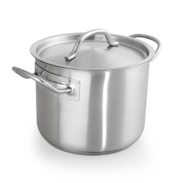 Faitout chrome-nickel avec couvercle Ø 24 cm – Contenance 6 L