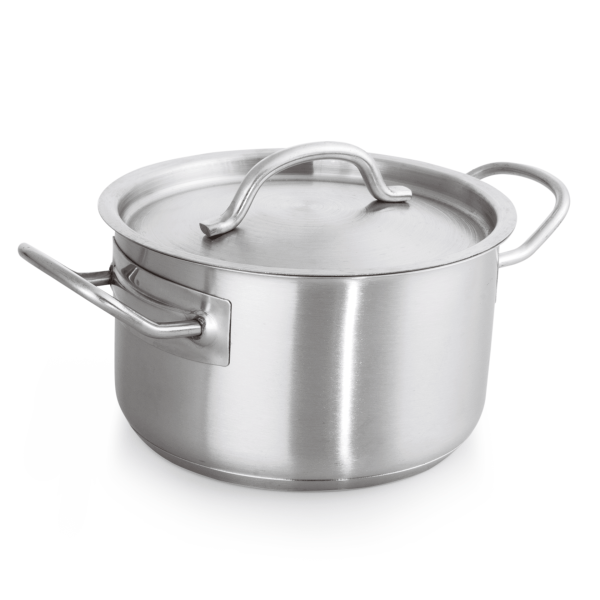 Braisière inox chromé avec couvercle Ø 24 cm