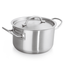 Braisière chrome-nickel avec couvercle Ø 28 cm – Contenance 8,5 L