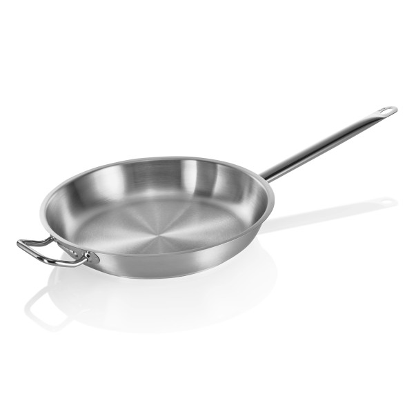 Poêle inox 18/10 Ø 36 cm – Avec anse latérale