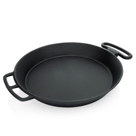 Poêle fonte Ø 65 cm – Avec poignée amovible et poignée moulée