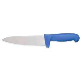 Couteau chef HACCP inox lame 18 cm – Manche bleu