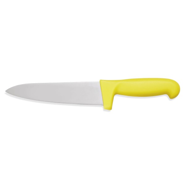 Couteau chef HACCP inox lame 18 cm – Manche jaune