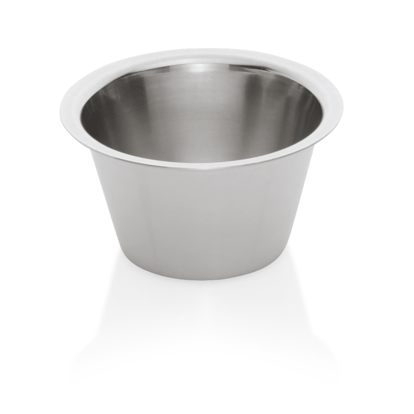 Moule en acier chrome-nickel à dariole - 70 ml (lot de 12)