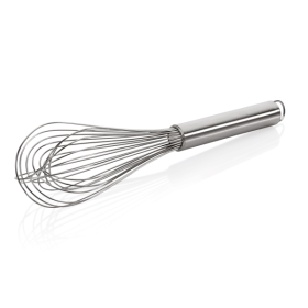 Fouet 12 fils inox chromé - 40 cm