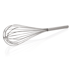 Fouet 8 fils inox chromé - 100 cm