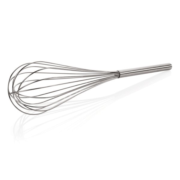Fouet 8 fils inox chromé - 100 cm