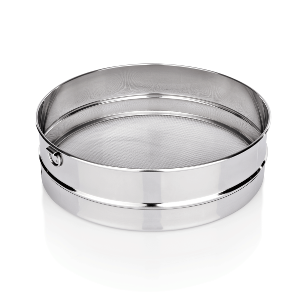Tamis à farine inox chromé - Ø 25 cm - Hauteur 7 cm