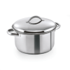 Marmite acier chrome-nickel 6 L Ø 24 cm - Avec couvercle