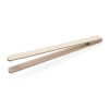 Pince barbecue bois naturel 30 cm (lot de 10)