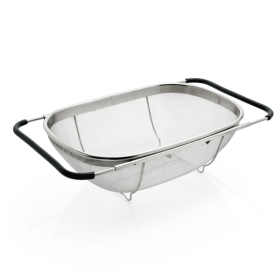 Passoire inox avec poignées extensibles 54 x 24 cm – Maille 1,5 mm