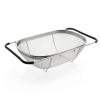 Passoire inox avec poignées latérales extensibles