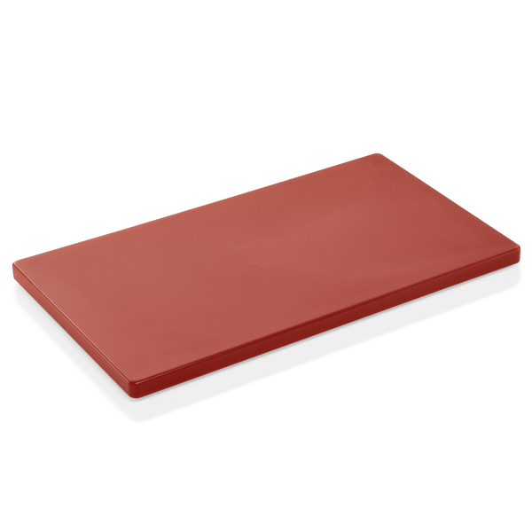 Planche à découper HACCP rouge - 50 × 30 × 2 cm