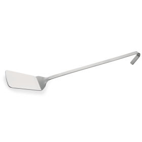 Pelle de cuisson pleine acier chrome-nickel – Manche 38 cm