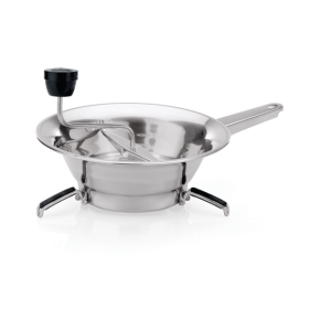 Moulin inox chromé à légumes