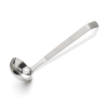 Louche à sauce inox chromé avec becs verseurs - 21,5 cm