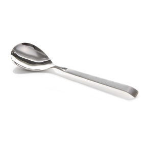 Cuillère de service pleine inox pour chafing dish - 32 cm
