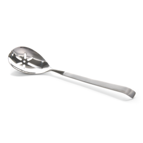 Cuillère de service ajourée inox pour chafing dish - 32 cm