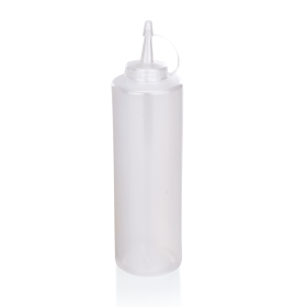 Bouteille souple transparent avec bouchon vissé - 700 ml