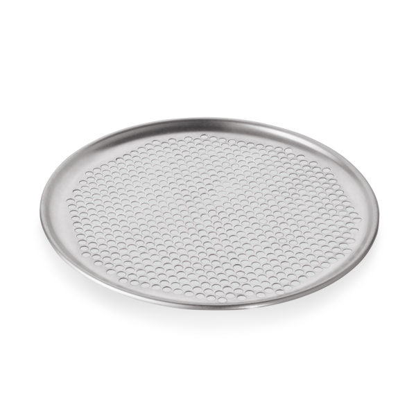 Plaque à pizza perforée en aluminium - Ø 30 cm