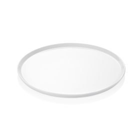 Assiette à pizza - Porcelaine blanche - Ø 36 cm (lot de 3)