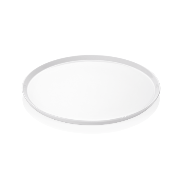 Assiette à pizza - Porcelaine blanche - Ø 36 cm (lot de 3)