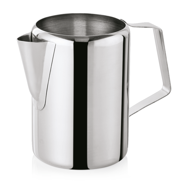 Pichet inox chromé finition miroir - 600 ml - Ø 8,5 cm