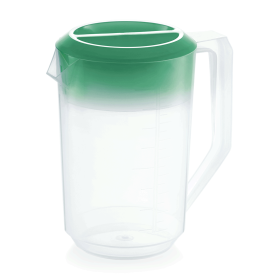 Pichet en polypropylène - 1,8 L - Couvercle vert