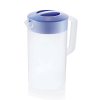 Pichet en polypropylène - 2,5 L - Couvercle bleu