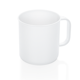 Mug en polypropylène - 300 ml - Ø 8 x H 8 cm (lot de 6)