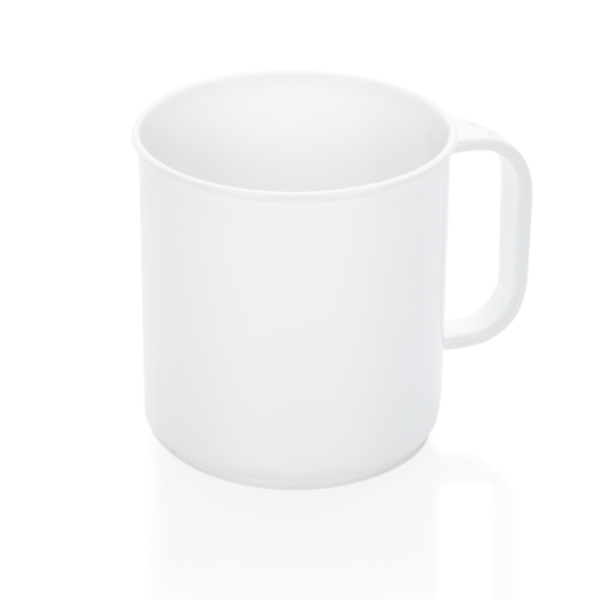 Mug en polypropylène - 300 ml - Ø 8 x H 8 cm (lot de 6)