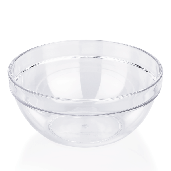 Bol polycarbonate transparent 330 ml - Ø 12 cm (lot de 6)