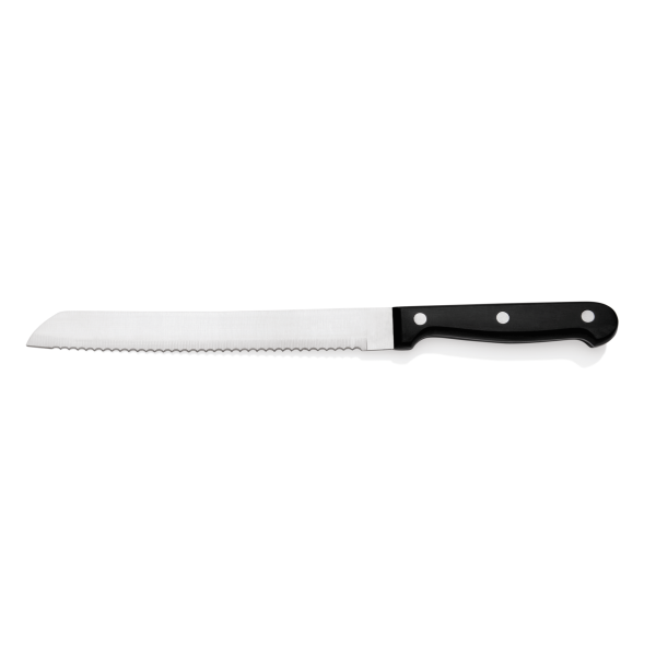 Couteau à pain inox lame 21 cm – Manche plastique