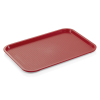 Plateau en polypropylène rouge – 41,5 x 31 x 2 cm